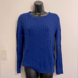 Royal blue Karen Scott sweater